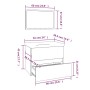 Set de muebles de baño madera contrachapada gris Sonoma by , Bathroom furniture - Ref: Foro24-3152874, Price: 190,68 €, Disco...