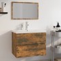 Set de muebles de baño madera contrachapada color roble ahumado by , Bathroom furniture - Ref: Foro24-3152876, Price: 236,95 ...