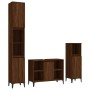 Set de muebles baño 3 pzas madera contrachapada roble marrón von , Badezimmermöbel - Ref: Foro24-3185628, Preis: 236,23 €, Ra...