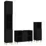 Juego de muebles de baño 3 pzas madera contrachapada negro von , Badezimmermöbel - Ref: Foro24-3185614, Preis: 187,39 €, Raba...