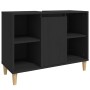 Juego de muebles de baño 3 pzas madera contrachapada negro von , Badezimmermöbel - Ref: Foro24-3185614, Preis: 187,39 €, Raba...