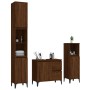 Set de muebles de baño 3 pzas madera contrachapada roble marrón by , Bathroom furniture - Ref: Foro24-3185550, Price: 248,40 ...