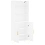 Aparador alto madera contrachapada blanco 69,5x34x180 cm von , Sideboards - Ref: Foro24-3189237, Preis: 126,52 €, Rabatt: %