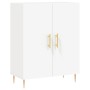 Aparador alto madera contrachapada blanco 69,5x34x180 cm von , Sideboards - Ref: Foro24-3189237, Preis: 126,52 €, Rabatt: %