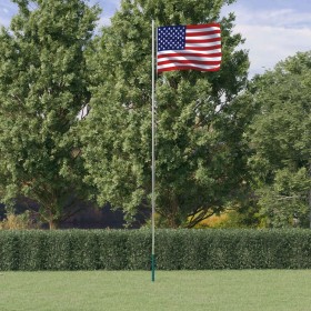 Mástil y bandera de Estados Unidos aluminio 6,23 m von , Fahnen und Windsäcke - Ref: Foro24-3147111, Preis: 73,59 €, Rabatt: %