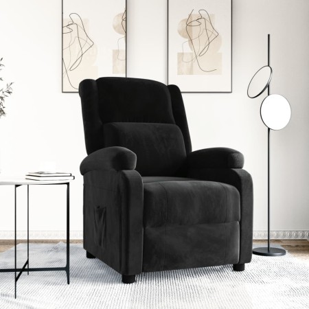 Sillón reclinable de terciopelo negro von , Sessel - Ref: Foro24-342405, Preis: 184,27 €, Rabatt: %