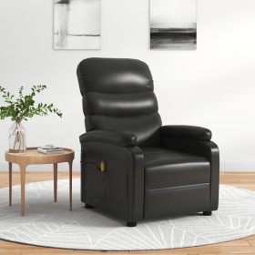 Sillón de masaje de cuero sintético negro by , Electric massage chairs - Ref: Foro24-289689, Price: 241,40 €, Discount: %