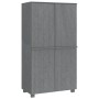Armario HAMAR madera maciza pino gris oscuro 89x50x180 cm von , Kleiderschränke - Ref: Foro24-340482, Preis: 240,61 €, Rabatt: %