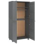 Armario HAMAR madera maciza pino gris oscuro 89x50x180 cm von , Kleiderschränke - Ref: Foro24-340482, Preis: 240,61 €, Rabatt: %