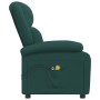 Sillón de masaje eléctrico tela verde oscuro by , Electric massage chairs - Ref: Foro24-3098364, Price: 276,45 €, Discount: %