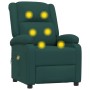 Sillón de masaje eléctrico tela verde oscuro by , Electric massage chairs - Ref: Foro24-3098364, Price: 276,45 €, Discount: %