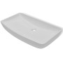 Lavabo de baño rectangular con grifo mezclador cerámica blanco von , Sinkt - Ref: Foro24-275493, Preis: 143,66 €, Rabatt: %
