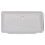 Lavabo de baño rectangular con grifo mezclador cerámica blanco von , Sinkt - Ref: Foro24-275493, Preis: 143,66 €, Rabatt: %