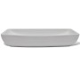Lavabo de baño rectangular con grifo mezclador cerámica blanco von , Sinkt - Ref: Foro24-275493, Preis: 143,66 €, Rabatt: %