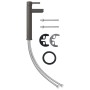 Lavabo de baño grifo&desagüe de empuje vidrio templado dorado by , Sinks - Ref: Foro24-3098462, Price: 89,87 €, Discount: %