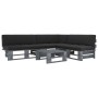 Muebles de palets 4 pzas y cojines madera pino impregnada gris by , Garden sets - Ref: Foro24-3066704, Price: 420,62 €, Disco...
