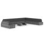 Juego muebles de jardín 11 pzas y cojines ratán sintético gris by , Garden sets - Ref: Foro24-3067183, Price: 1,00 €, Discoun...