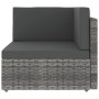 Juego muebles de jardín 14 pzas y cojines ratán sintético gris by , Garden sets - Ref: Foro24-3067188, Price: 1,00 €, Discoun...