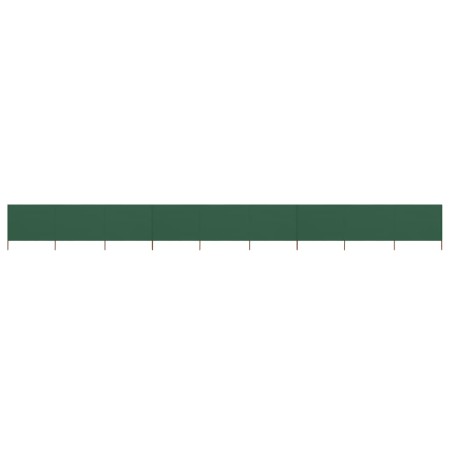Paravientos de 9 paneles tela verde 1200x120 cm by , Umbrellas - Ref: Foro24-47193, Price: 92,15 €, Discount: %