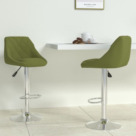 Taburete de cocina 2 unidades de terciopelo verde claro | Foro24.es | Tu tienda online para hogar, jardín y más Foro24.es
