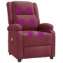 Sillón orejero de masaje de tela rojo tinto | Foro24.es | Tu tienda online para hogar, jardín y más Foro24.es