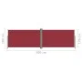 Toldo lateral retráctil rojo 180x600 cm by vidaXL, Umbrellas - Ref: Foro24-318005, Price: 99,51 €, Discount: %