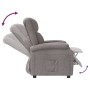 Sillón reclinable de tela gris taupe | Foro24.es | Tu tienda online para hogar, jardín y más Foro24.es