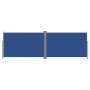 Blaue einziehbare Seitenmarkise 200x600 cm von vidaXL, Sonnenschirme - Ref: Foro24-318010, Preis: 118,02 €, Rabatt: %