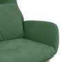 Sillón de relax de terciopelo verde claro | Foro24.es | Tu tienda online para hogar, jardín y más Foro24.es