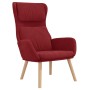 Sillón de relax de terciopelo rojo vino tinto | Foro24.es | Tu tienda online para hogar, jardín y más Foro24.es