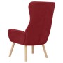 Sillón de relax de terciopelo rojo vino tinto | Foro24.es | Tu tienda online para hogar, jardín y más Foro24.es