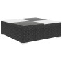 Set muebles de jardín 6 piezas y cojines ratán sintético negro von , Gartensets - Ref: Foro24-41269, Preis: 433,57 €, Rabatt: %