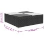 Set muebles de jardín 6 piezas y cojines ratán sintético negro von , Gartensets - Ref: Foro24-41269, Preis: 433,57 €, Rabatt: %