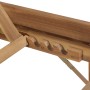 Tumbona plegable con cojín madera maciza de acacia by , Loungers - Ref: Foro24-3064177, Price: 247,06 €, Discount: %