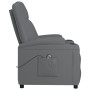 Sillón elevable de cuero sintético gris antracita by , Armchairs - Ref: Foro24-289753, Price: 343,39 €, Discount: %