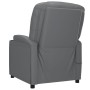 Sillón elevable de cuero sintético gris antracita by , Armchairs - Ref: Foro24-289753, Price: 343,39 €, Discount: %