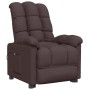Sillón reclinable eléctrico tela marrón oscuro | Foro24.es | Tu tienda online para hogar, jardín y más Foro24.es