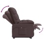 Sillón reclinable eléctrico tela marrón oscuro | Foro24.es | Tu tienda online para hogar, jardín y más Foro24.es