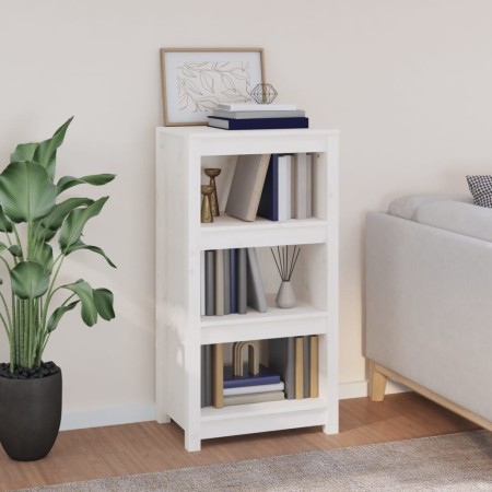 Estantería madera maciza de pino blanca 50x35x97 cm | Foro24.es | Tu tienda online para hogar, jardín y más Foro24.es