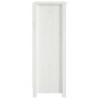 Estantería madera maciza de pino blanca 50x35x97 cm de , Librerías y estanterías - Ref: Foro24-821705, Precio: 94,63 €