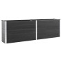 Arriate elevado de WPC gris 200x100x91 cm von , Töpfe und Pflanzgefäße - Ref: Foro24-318098, Preis: 363,57 €, Rabatt: %