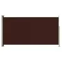 Toldo lateral retráctil de jardín marrón 160x300 cm de vidaXL, Sombrillas - Ref: Foro24-317885, Precio: 67,65 €, Descuento: %