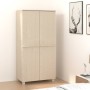 Armario HAMAR madera pino maciza marrón miel 89x50x180 cm de , Armarios roperos - Ref: Foro24-340480, Precio: 260,85 €, Descu...