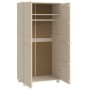 Armario HAMAR madera pino maciza marrón miel 89x50x180 cm de , Armarios roperos - Ref: Foro24-340480, Precio: 260,85 €, Descu...