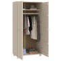 Armario HAMAR madera pino maciza marrón miel 89x50x180 cm de , Armarios roperos - Ref: Foro24-340480, Precio: 260,85 €, Descu...