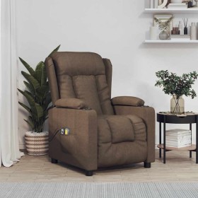 Sillón de masaje eléctrico tela marrón von , Elektrische Massagesessel - Ref: Foro24-3098793, Preis: 286,85 €, Rabatt: %