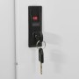 Armario oficina puerta corredera acero gris claro 90x40x180 cm by , Lockers and storage cabinets - Ref: Foro24-335959, Price:...