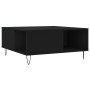 Mesa de centro madera contrachapada negro 80x80x36,5 cm | Foro24.es | Tu tienda online para hogar, jardín y más Foro24.es
