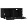 Armario de pared madera de ingeniería negro 80x36,5x35 cm | Foro24.es | Tu tienda online para hogar, jardín y más Foro24.es