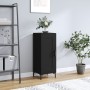 Aparador de madera contrachapada negro 34,5x34x90 cm | Foro24.es | Tu tienda online para hogar, jardín y más Foro24.es